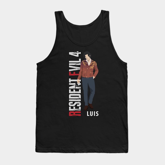 Resident Evil 4 Luis Tank Top by Rendigart